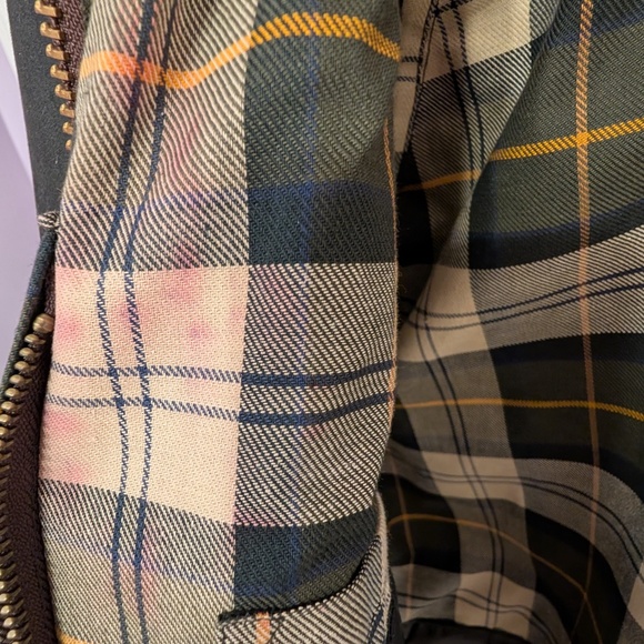 Barbour Bedale, Size 38, USED, MADE IN UK (READ DESCRIPTION AND CHECK PHOTOS) - Picture 3 of 5